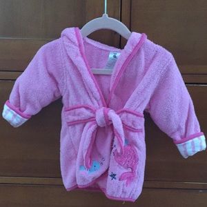 Just Bath baby girls bathrobe